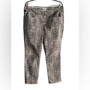 Westbound The Park Avenue Fit Animal Print Pull-On Pants Sz 12P‎ R